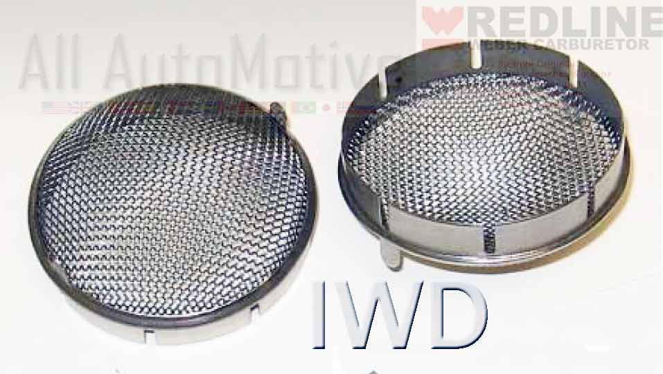 WEBER 48 DCOE VELOCITY STACK DOME AIR FILTER SCREENS   1 PAIR